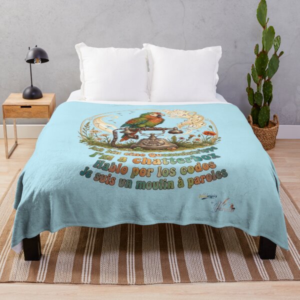 Item preview, WILDWISERS by HERMIE: Parrot - I'm a chatterbox designed and sold by HERMIE-design.