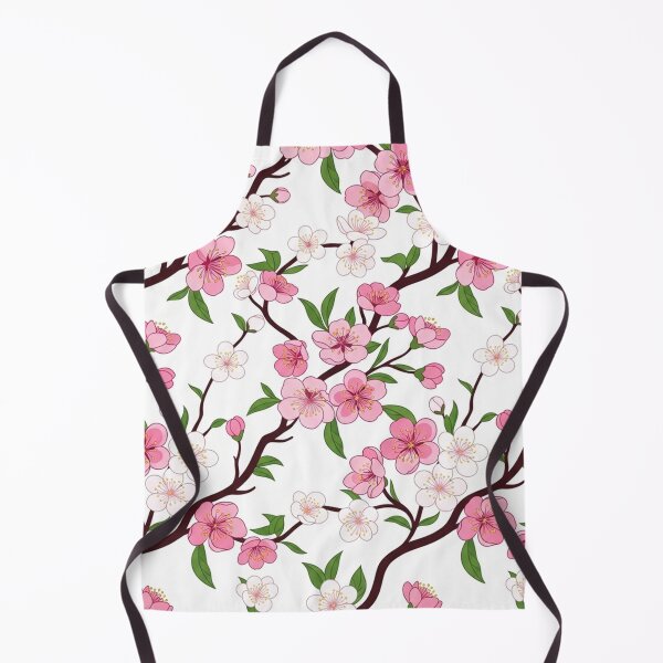 Item preview, Blossoming Pink And White Spring Flowers Pattern designed and sold by Owcomm.