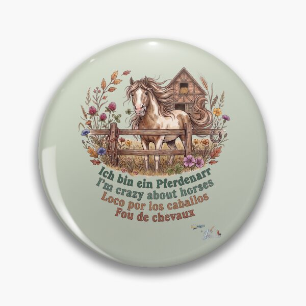 Item preview, WILDWISERS by HERMIE: Horse - I'm crazy about horses designed and sold by HERMIE-design.