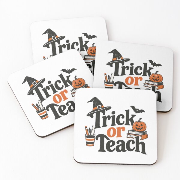 Item preview, Teacher Halloween - Trick or Teach  designed and sold by CampAndCoast.