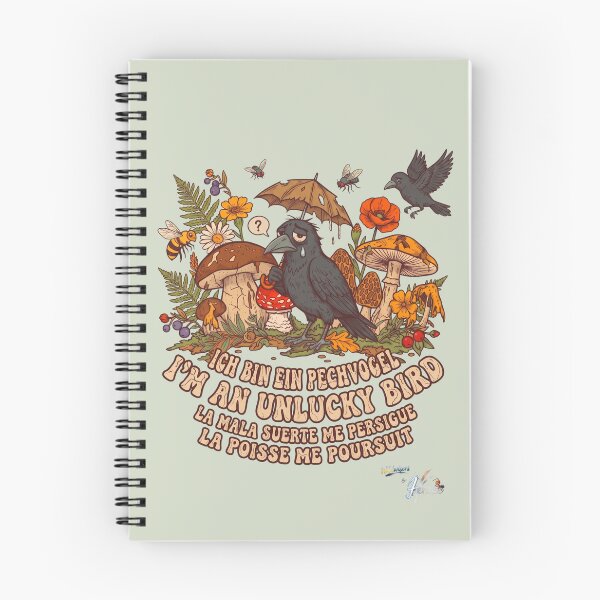 Item preview, WILDWISERS by HERMIE: Raven - I'm an unlucky bird designed and sold by HERMIE-design.