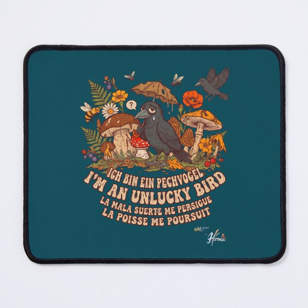 Item preview, WILDWISERS by HERMIE: Raven - I'm an unlucky bird designed and sold by HERMIE-design.