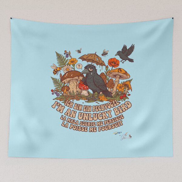 Item preview, WILDWISERS by HERMIE: Raven - I'm an unlucky bird designed and sold by HERMIE-design.