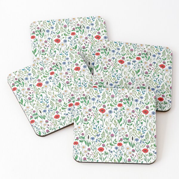 Item preview, Vibrant Wildflower Meadow Botanical Pattern Illustration designed and sold by Owcomm.