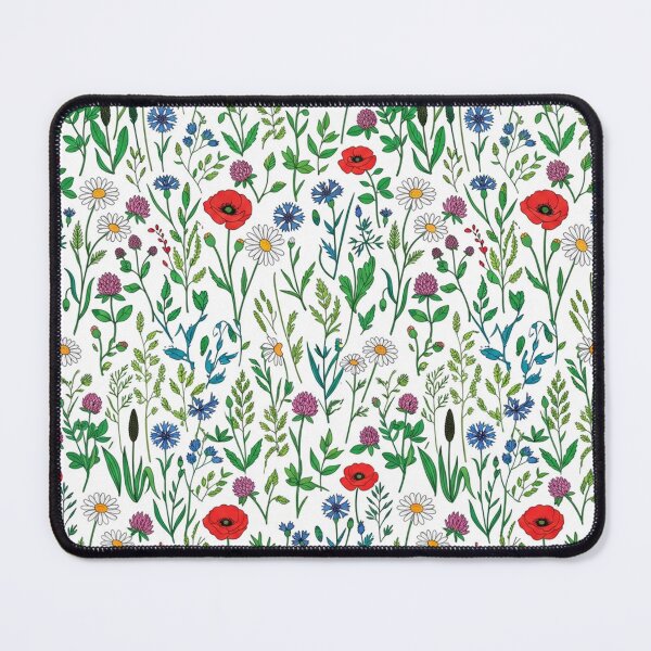 Item preview, Vibrant Wildflower Meadow Botanical Pattern Illustration designed and sold by Owcomm.