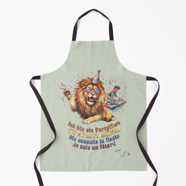 Item preview, WILDWISERS by HERMIE: Lion - I'm a party animal designed and sold by HERMIE-design.