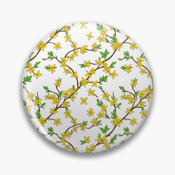 Item preview, Yellow Forsythia Spring Branches Floral Pattern designed and sold by Owcomm.