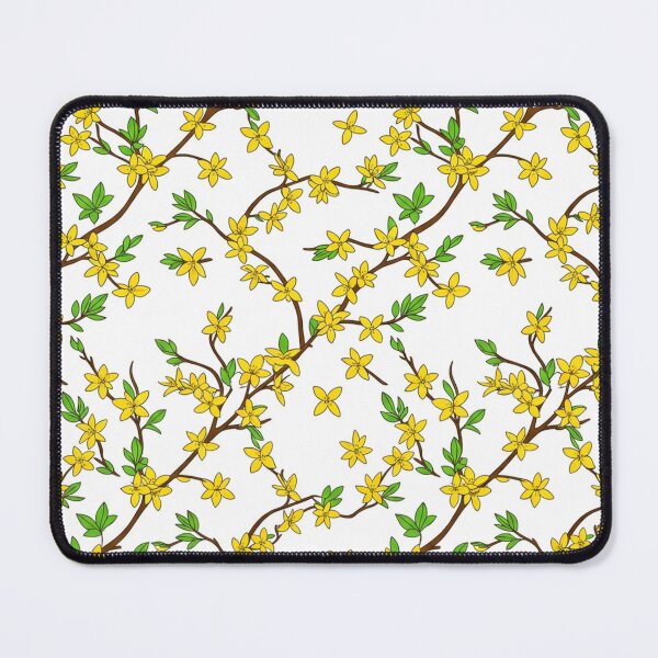Item preview, Yellow Forsythia Spring Branches Floral Pattern designed and sold by Owcomm.