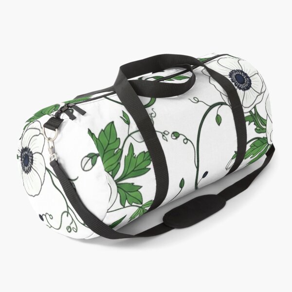 Item preview, Elegant White Anemone Flowers Botanical Pattern designed and sold by Owcomm.