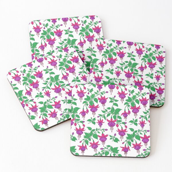 Item preview, Vibrant Fuchsia Flower Botanical Pattern    designed and sold by Owcomm.