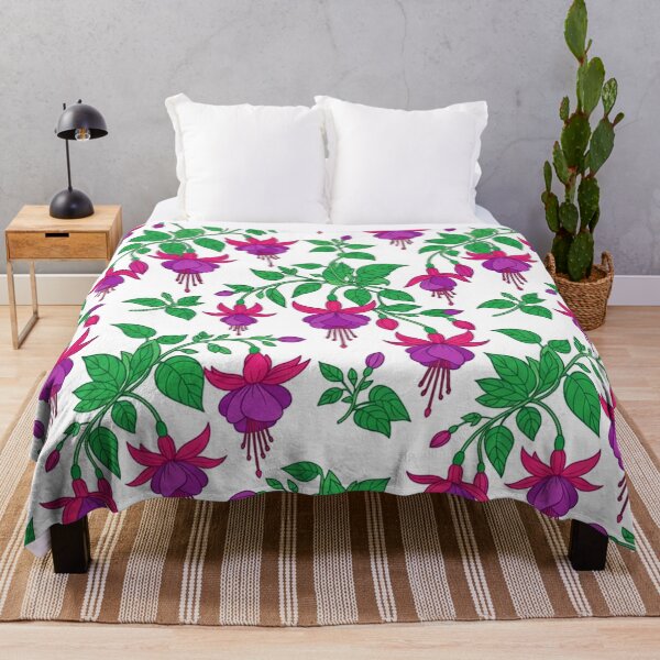 Item preview, Vibrant Fuchsia Flower Botanical Pattern    designed and sold by Owcomm.