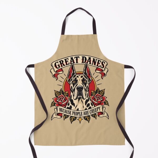 Item preview, Great Danes Because People Are Creepy Tattoo Portrait Art designed and sold by AmiGraph.