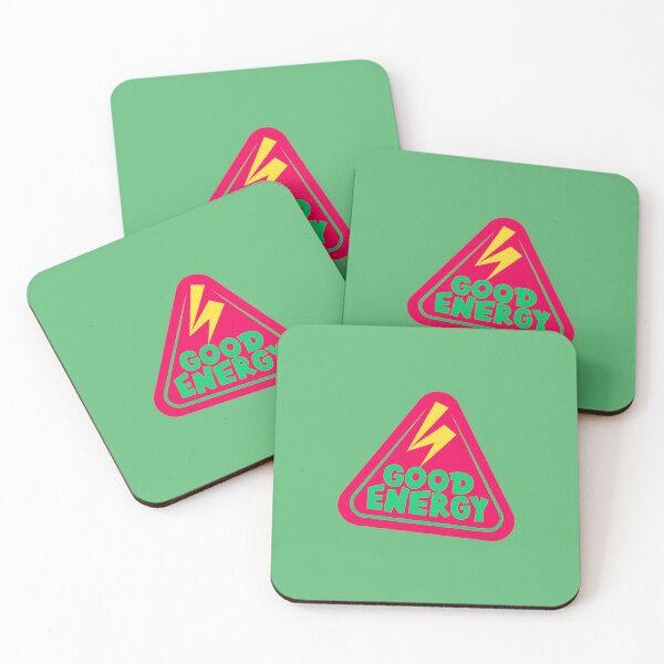 Item preview, Good Energy Retro Caution Sign designed and sold by PixellaneArt.