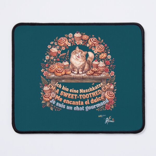 Item preview, WILDWISERS by HERMIE: Cat - I'm a sweet-toothed cat designed and sold by HERMIE-design.