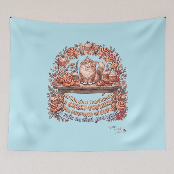 Item preview, WILDWISERS by HERMIE: Cat - I'm a sweet-toothed cat designed and sold by HERMIE-design.