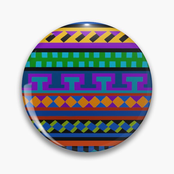 Item preview, Seminole Folk Art Tapestry - Red Blue Green Yellow designed and sold by ESPRIT MYSTIQUE.