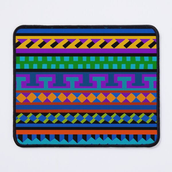 Item preview, Seminole Folk Art Tapestry - Red Blue Green Yellow designed and sold by ESPRIT MYSTIQUE.