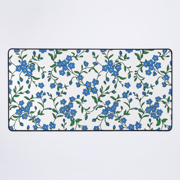 Item preview, Blue Forget Me Not Floral Pattern designed and sold by Owcomm.