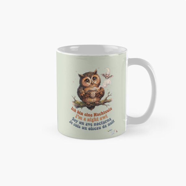 Item preview, WILDWISERS by HERMIE: Owl - I'm a night owl designed and sold by HERMIE-design.