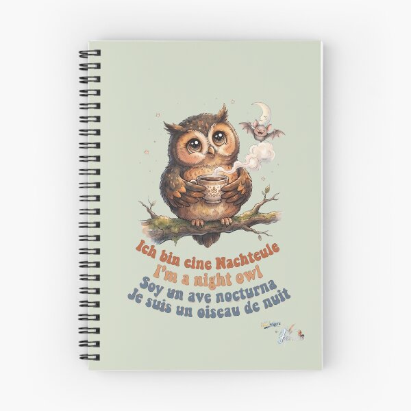 Item preview, WILDWISERS by HERMIE: Owl - I'm a night owl designed and sold by HERMIE-design.