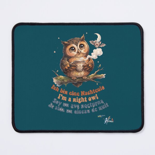 Item preview, WILDWISERS by HERMIE: Owl - I'm a night owl designed and sold by HERMIE-design.
