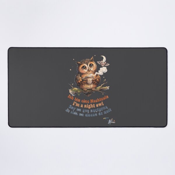 Item preview, WILDWISERS by HERMIE: Owl - I'm a night owl designed and sold by HERMIE-design.