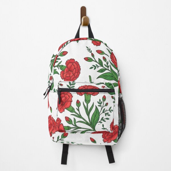 Item preview, Vibrant Red Carnation Floral Pattern Design designed and sold by Owcomm.