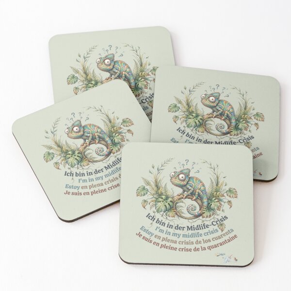 Item preview, WILDWISERS by HERMIE: Chameleon - I'm in my midlife crisis designed and sold by HERMIE-design.