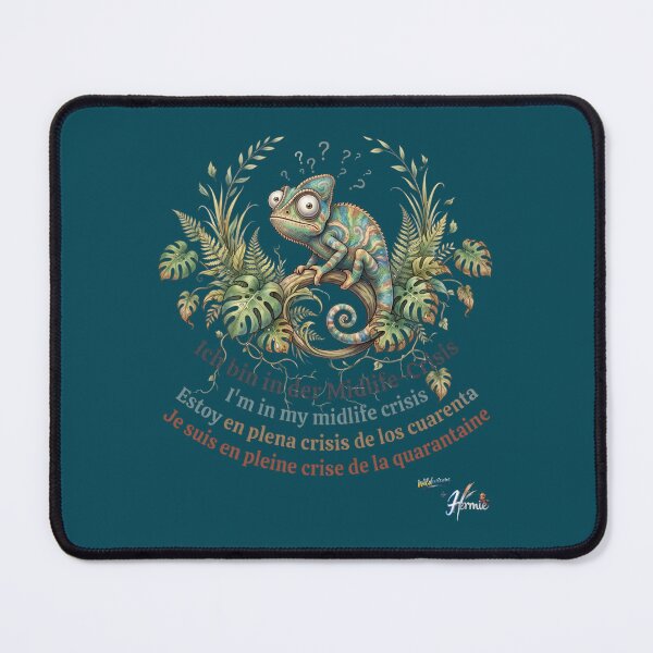 Item preview, WILDWISERS by HERMIE: Chameleon - I'm in my midlife crisis designed and sold by HERMIE-design.