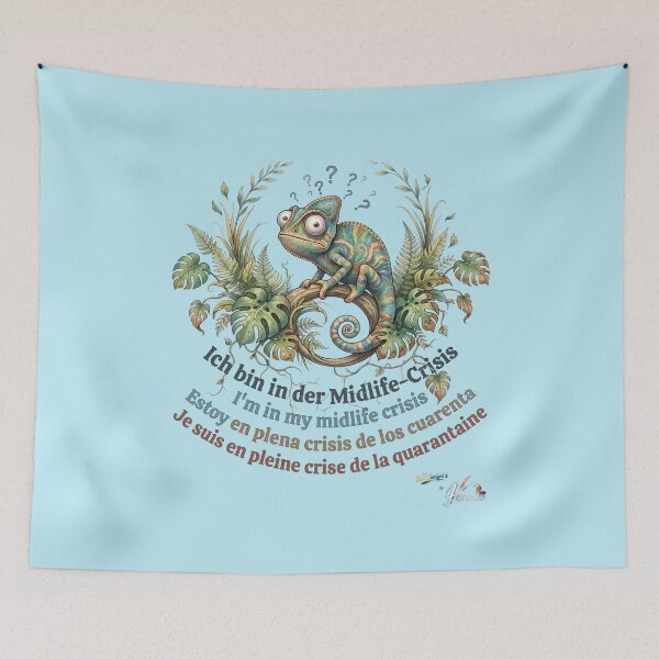 Item preview, WILDWISERS by HERMIE: Chameleon - I'm in my midlife crisis designed and sold by HERMIE-design.