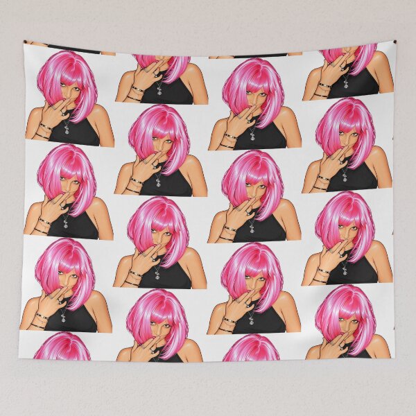 Item preview, Britney Spears Pink Wig designed and sold by FavePopCulture.