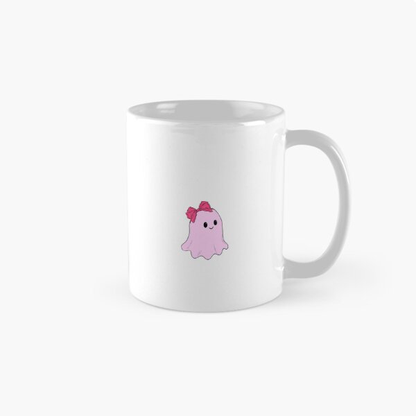Item preview, Pink ghost with bow designed and sold by Designsbyleahhh.