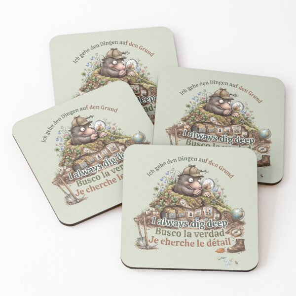 Item preview, WILDWISERS by HERMIE: Mole - I always dig deep designed and sold by HERMIE-design.