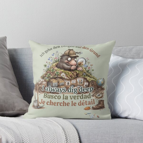 Item preview, WILDWISERS by HERMIE: Mole - I always dig deep designed and sold by HERMIE-design.