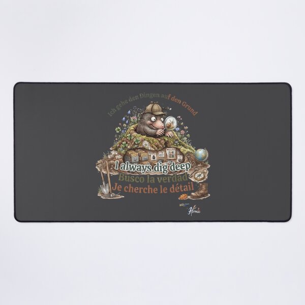 Item preview, WILDWISERS by HERMIE: Mole - I always dig deep designed and sold by HERMIE-design.