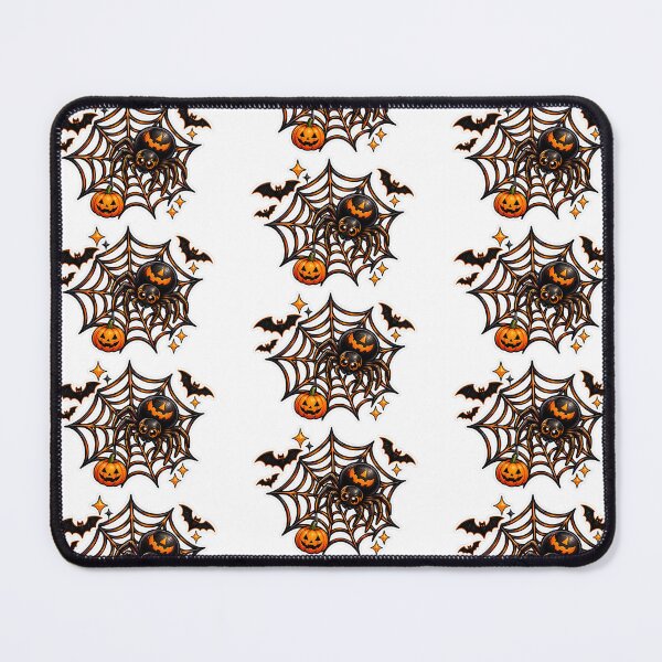Item preview, Spooky Halloween Spider Web Sticker - Cute Creepy Spider, Pumpkin & Bat Design designed and sold by mryan78.