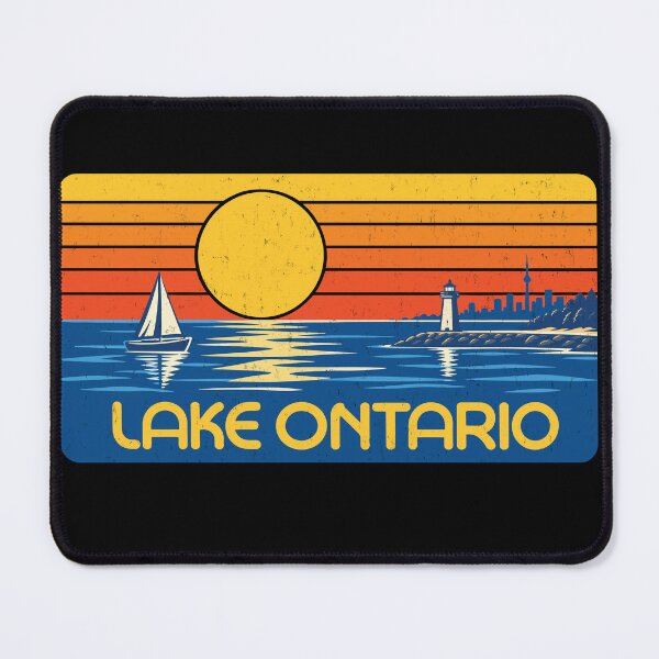 Item preview, Lake Ontario Sunset Vintage Retro designed and sold by MO DESIGNS.