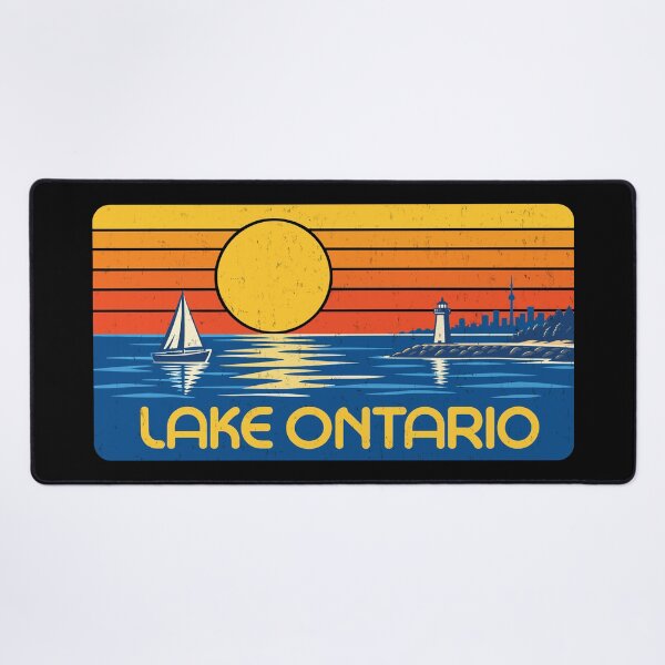 Item preview, Lake Ontario Sunset Vintage Retro designed and sold by MO DESIGNS.