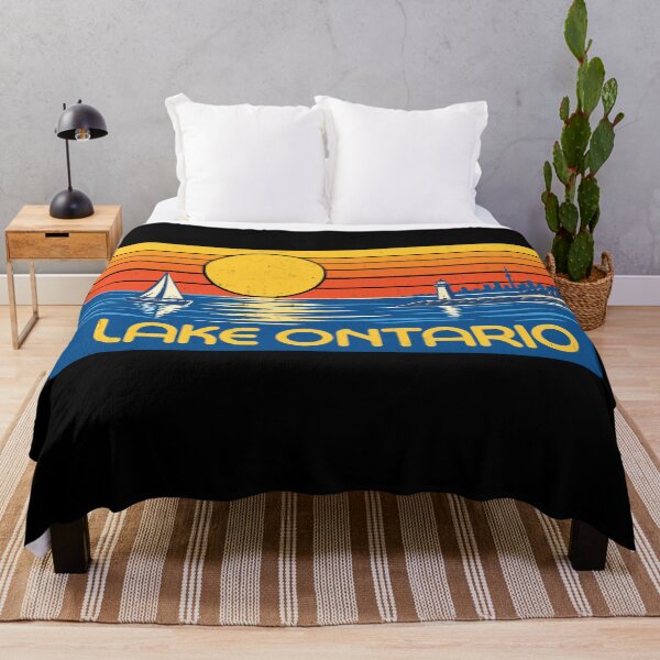 Item preview, Lake Ontario Sunset Vintage Retro designed and sold by MO DESIGNS.