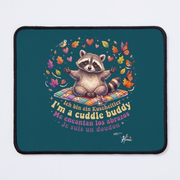 Item preview, WILDWISERS by HERMIE: Raccoon - I'm a cuddle buddy designed and sold by HERMIE-design.