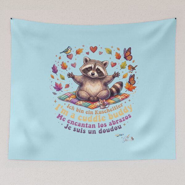 Item preview, WILDWISERS by HERMIE: Raccoon - I'm a cuddle buddy designed and sold by HERMIE-design.