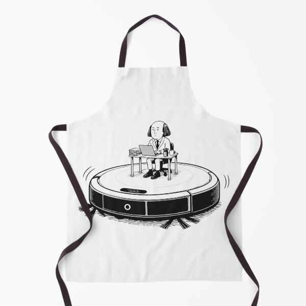 Item preview, Patrol Duty On A Robot Vacuum Illustration designed and sold by medicalkinoko.