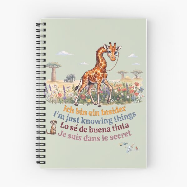 Item preview, WILDWISERS by HERMIE: Giraffe - I'm just knowing things designed and sold by HERMIE-design.