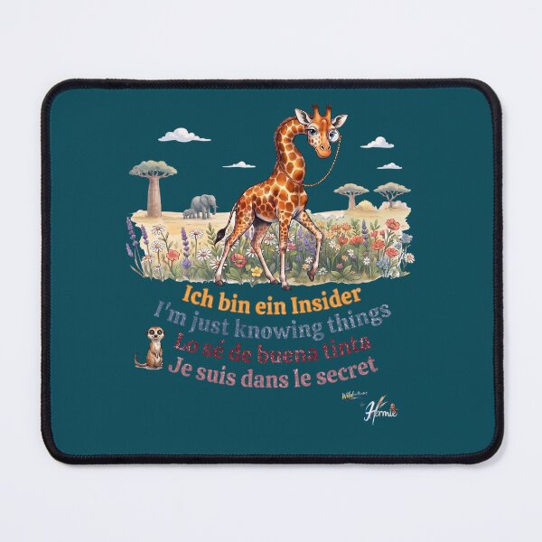 Item preview, WILDWISERS by HERMIE: Giraffe - I'm just knowing things designed and sold by HERMIE-design.