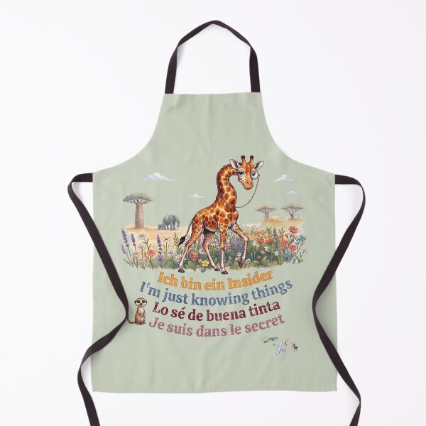 Item preview, WILDWISERS by HERMIE: Giraffe - I'm just knowing things designed and sold by HERMIE-design.