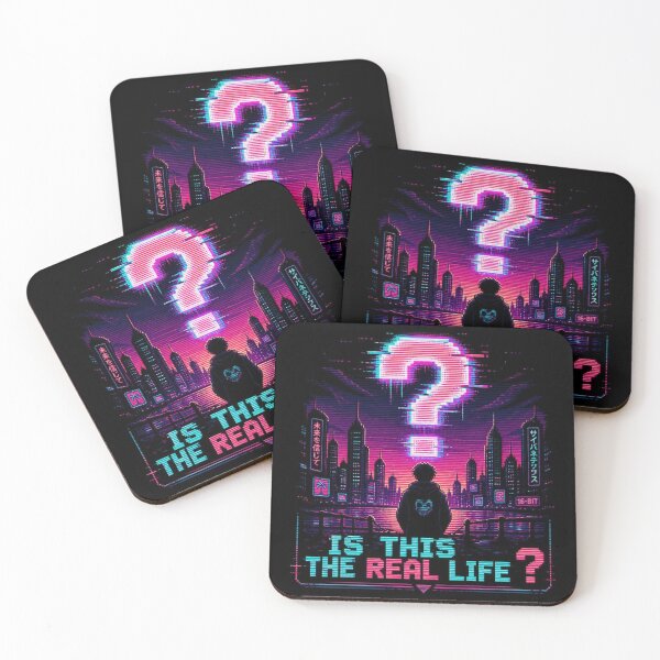 Item preview, Is This The Real Life Glitch Art Design designed and sold by Lespribos .