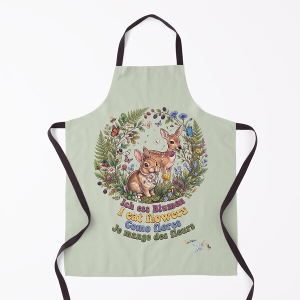Item preview, WILDWISERS by HERMIE: Deer / Rabbit - I eat flowers designed and sold by HERMIE-design.