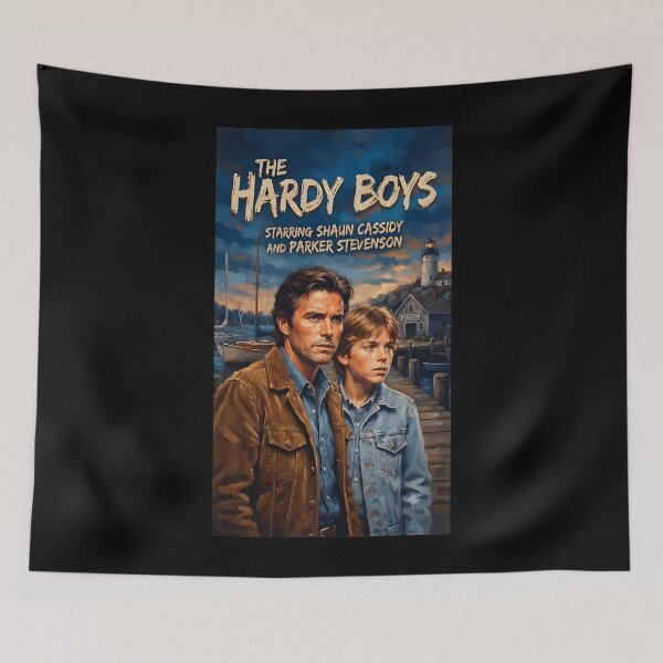 Item preview, The Hardy Boys Retro Mystery Action Tribute Art Poster designed and sold by showfeesticker.