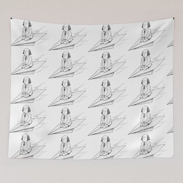 Item preview, Commuting By Paper Airplane Illustration designed and sold by medicalkinoko.