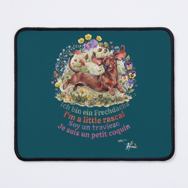Item preview, WILDWISERS by HERMIE: Dachshund / Dog - I'm a little rascal designed and sold by HERMIE-design.